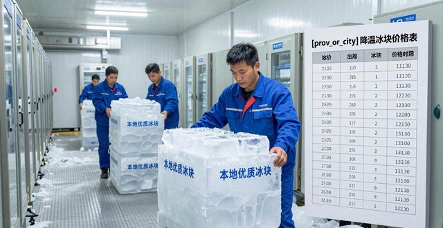 广州花都降温冰块多少钱一吨?本地制冰厂报价来了